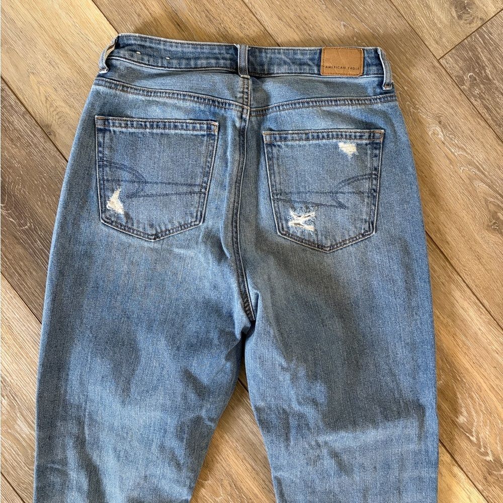 American Eagle High Rise Mom Jeans Women's Size 4 - Picture 9 of 9